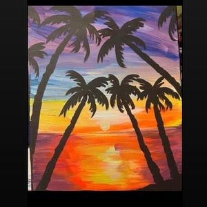 Hand painting palm